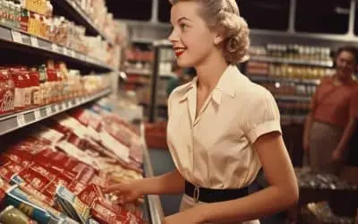 Memories of Grocery Shopping in the 1950s: A Nostalgic Look Back
