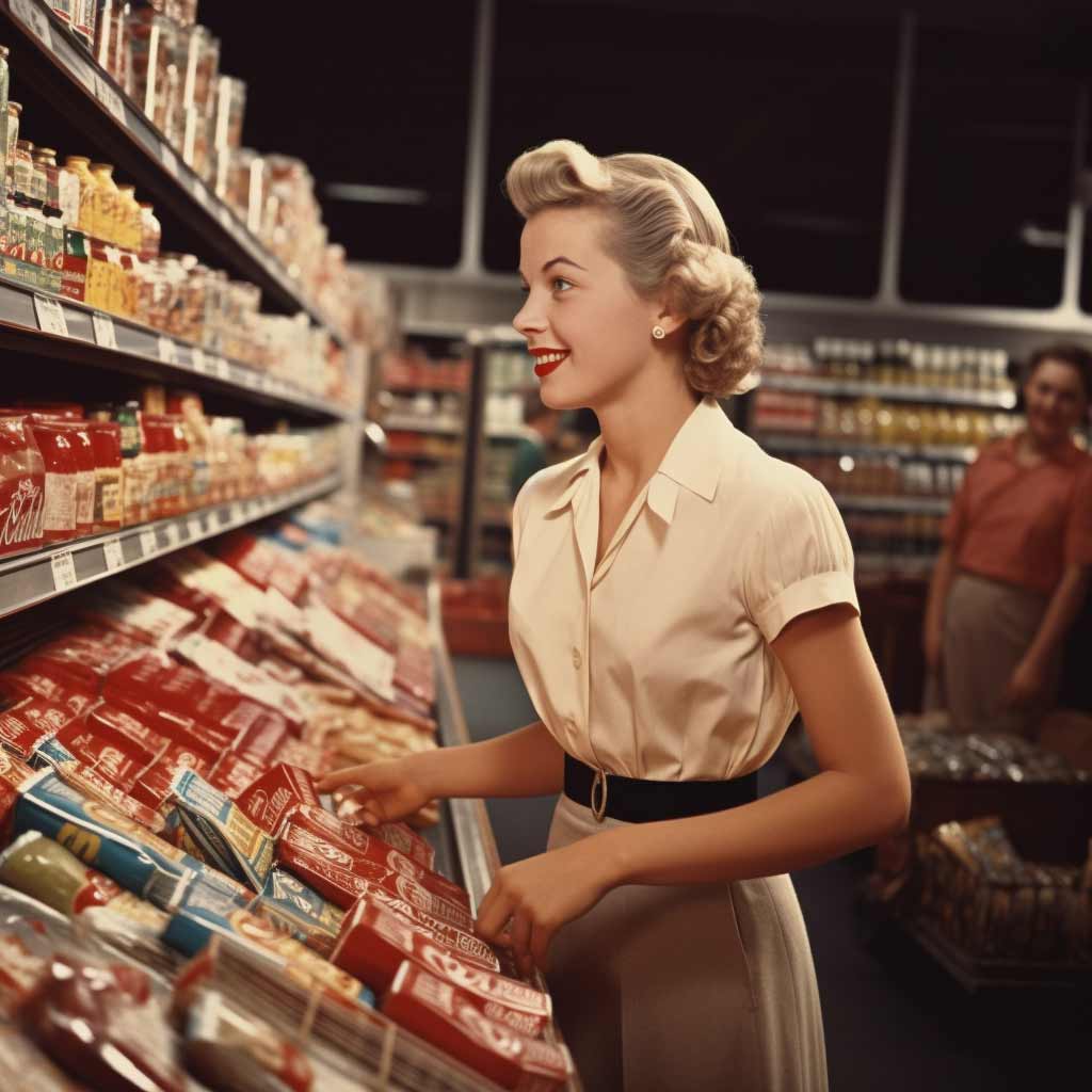 Memories of Grocery Shopping in the 1950s: A Nostalgic Look Back