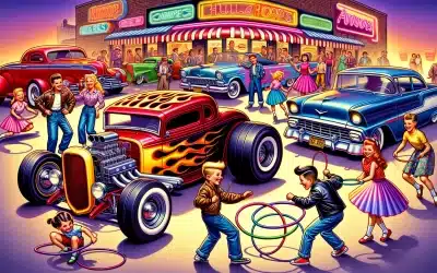 Hot Rods and Hula Hoops: Nostalgic Trends of the 1950s Craze
